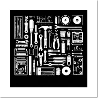 tools kit Posters and Art